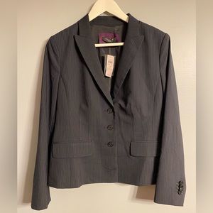 Petite Sabine Color Pinstripe Jacket